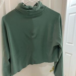 Cropped turtle neck